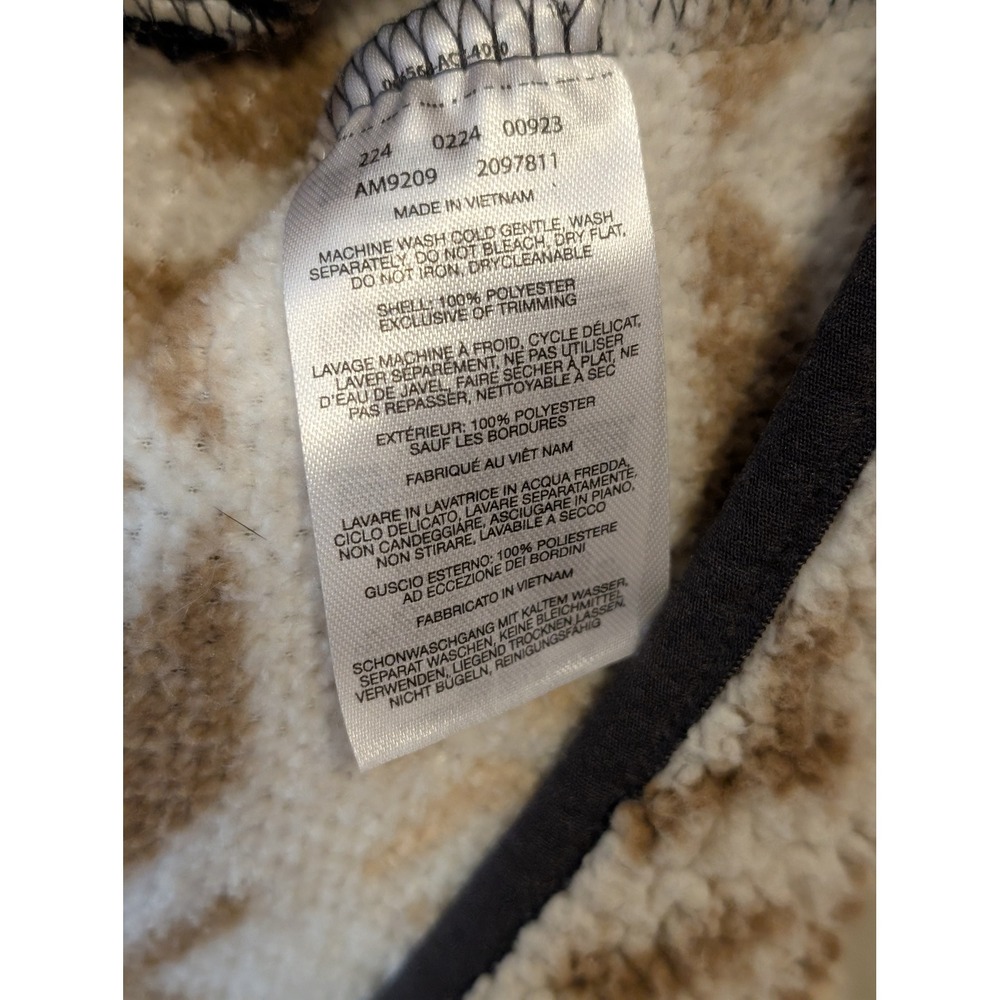 Columbia‎ Mens Sherpa Fleece Pullover Southwestern Print Brown Tan AM9209 Medium - Picture 4 of 5